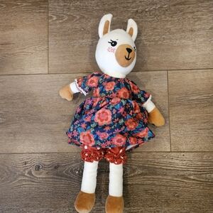 Matilda Jane Floral Plush Llama Toy
